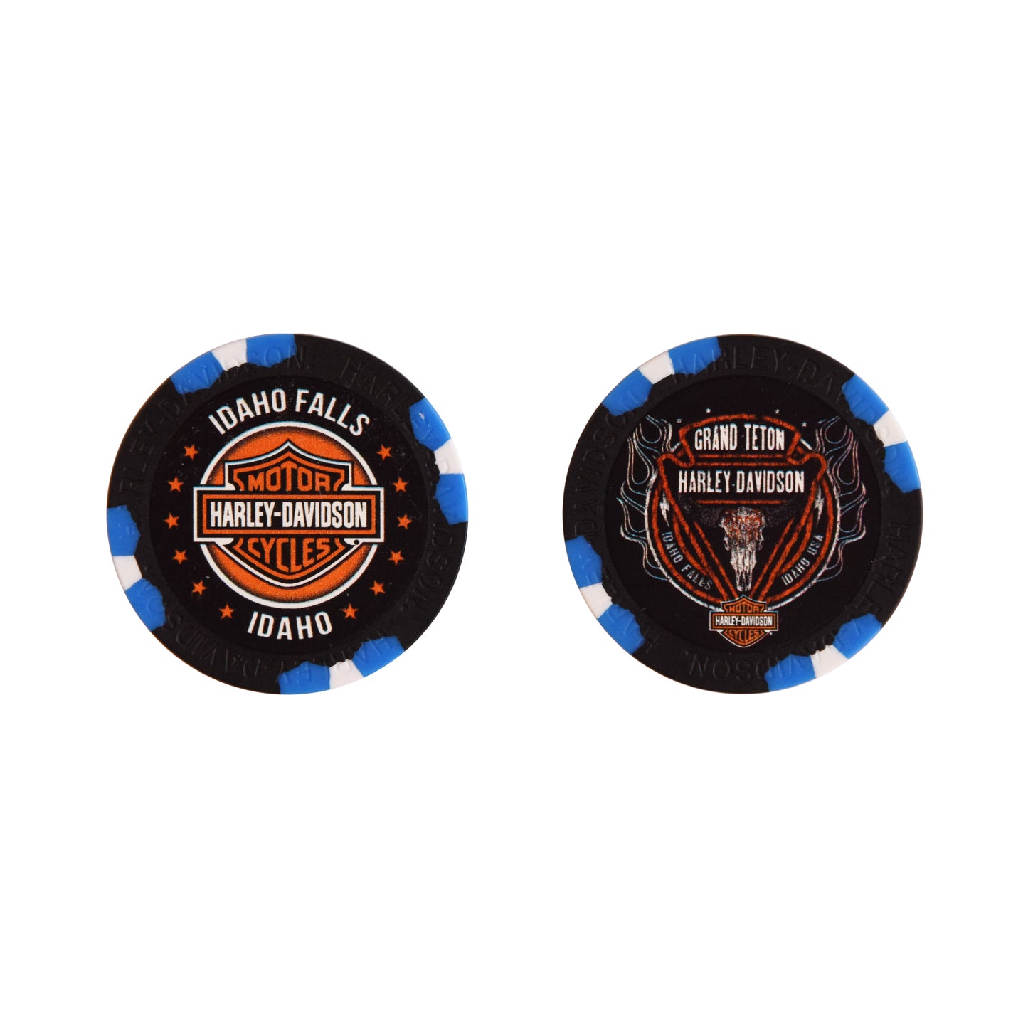 Grand Teton Harley-Davidson Poker Chips