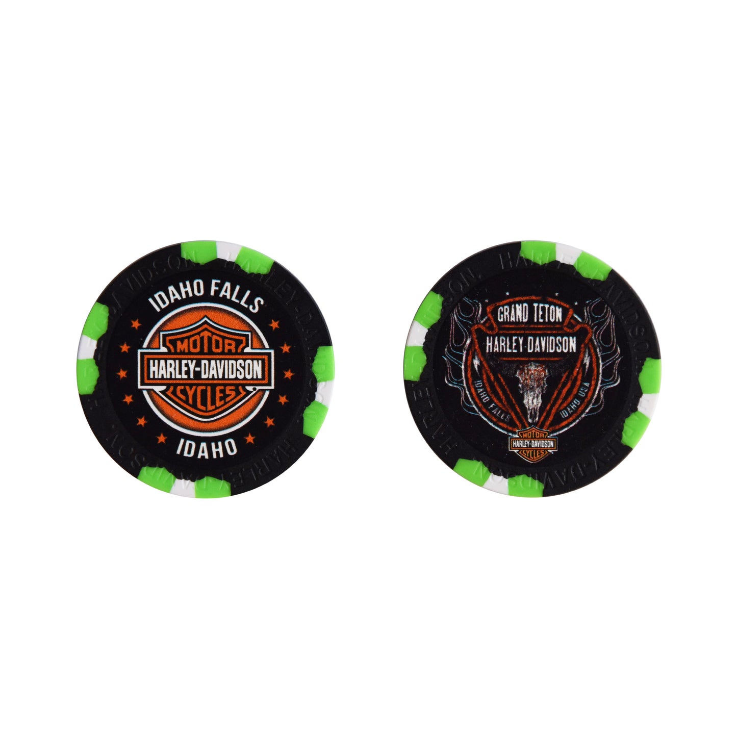 Grand Teton Harley-Davidson Poker Chips