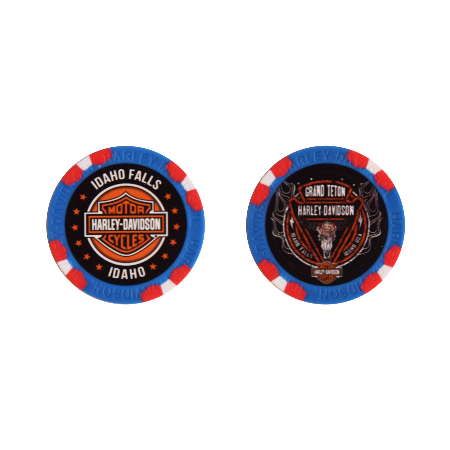 Grand Teton Harley-Davidson Poker Chips