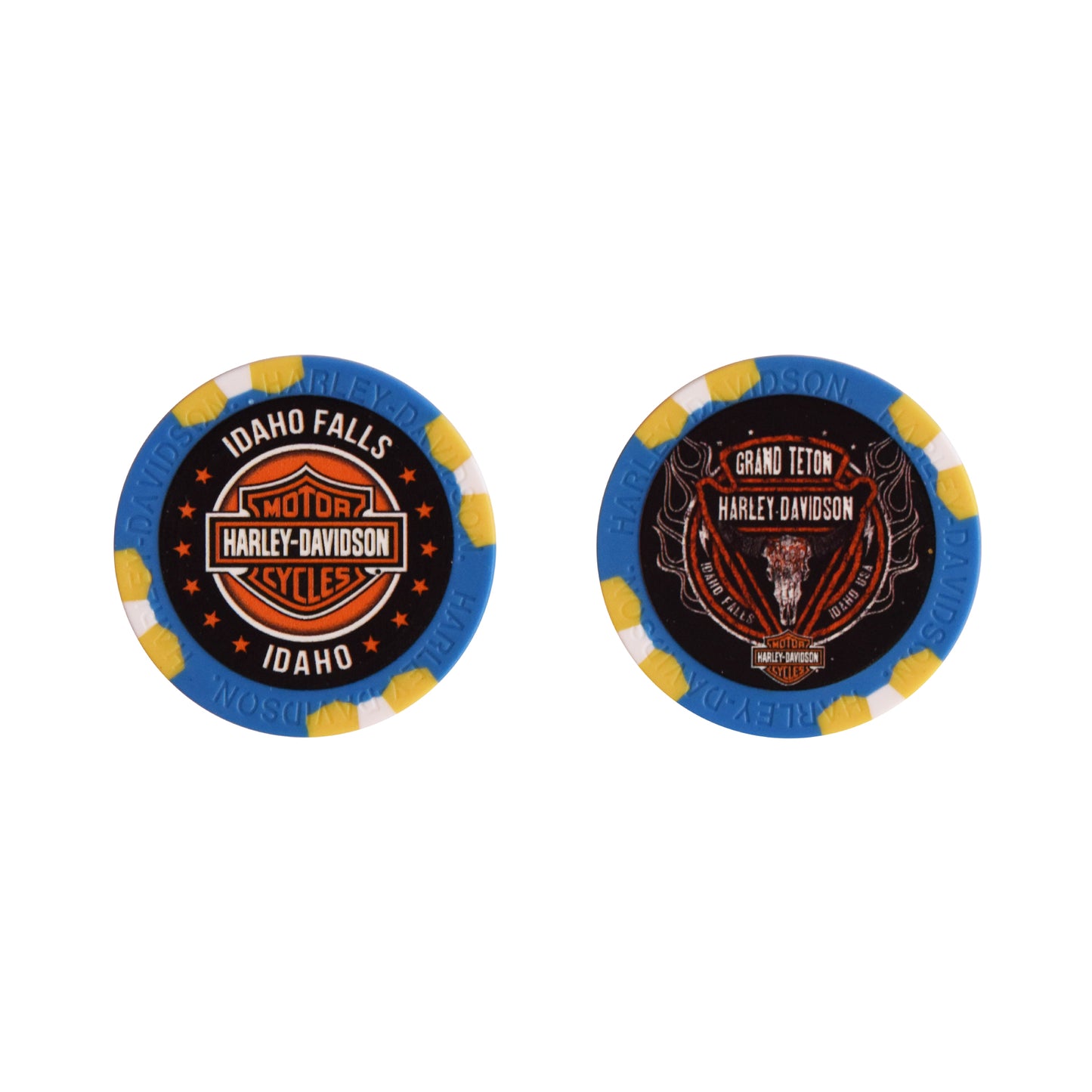 Grand Teton Harley-Davidson Poker Chips