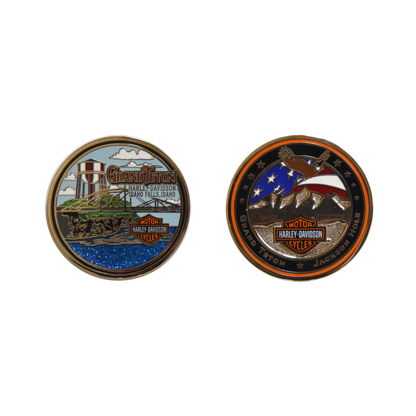 Grand Teton Harley-Davidson Challenge Coin