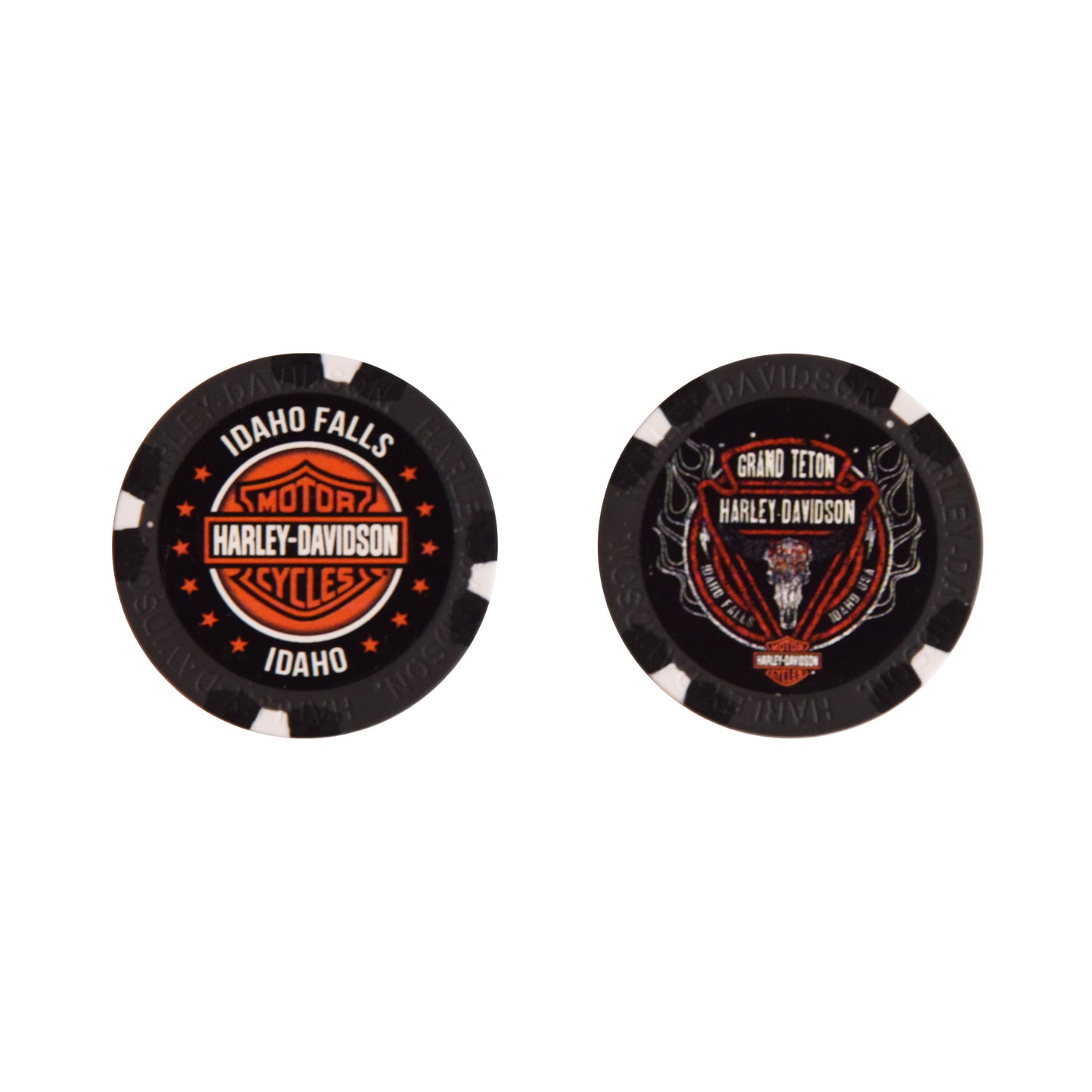 Grand Teton Harley-Davidson Poker Chips