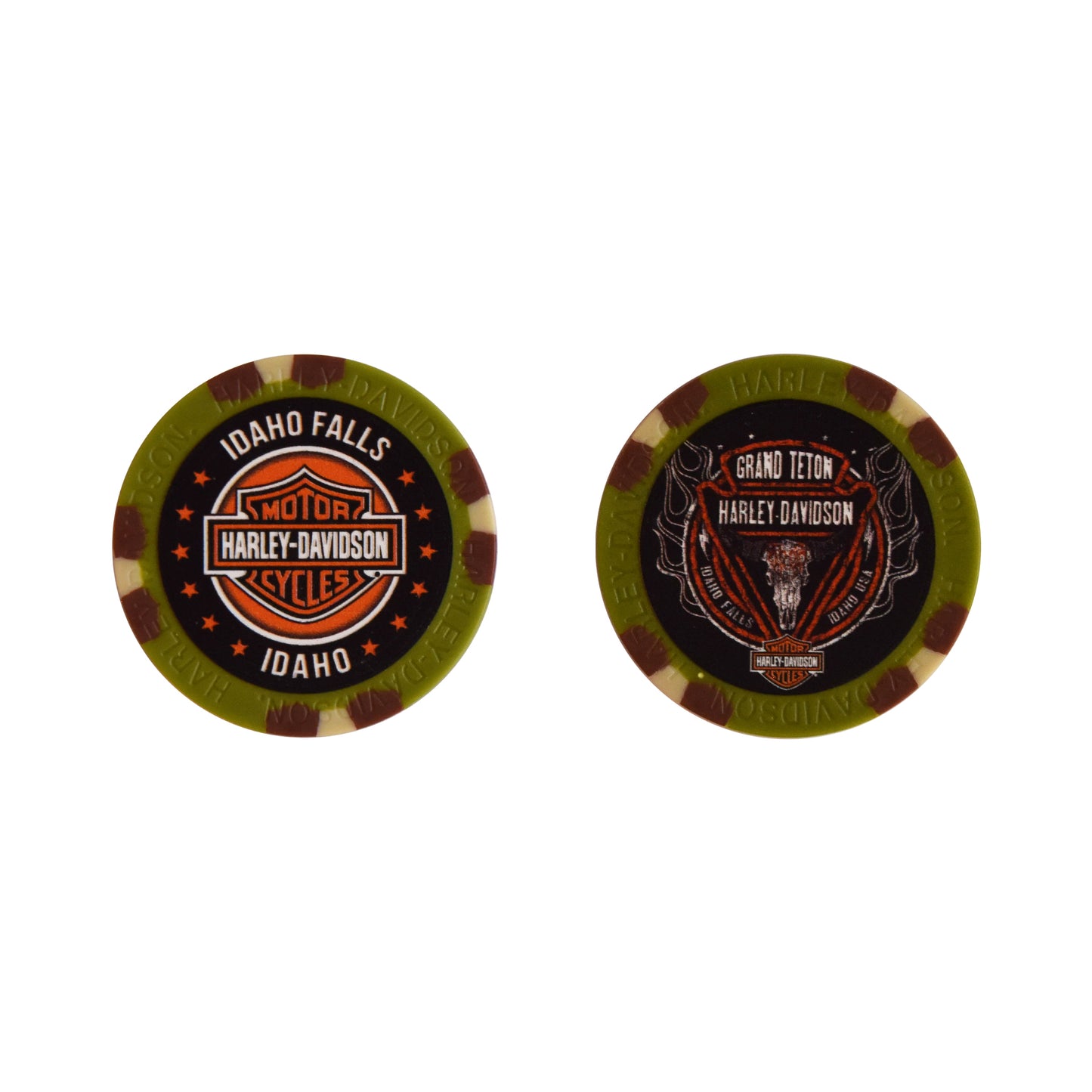 Grand Teton Harley-Davidson Poker Chips