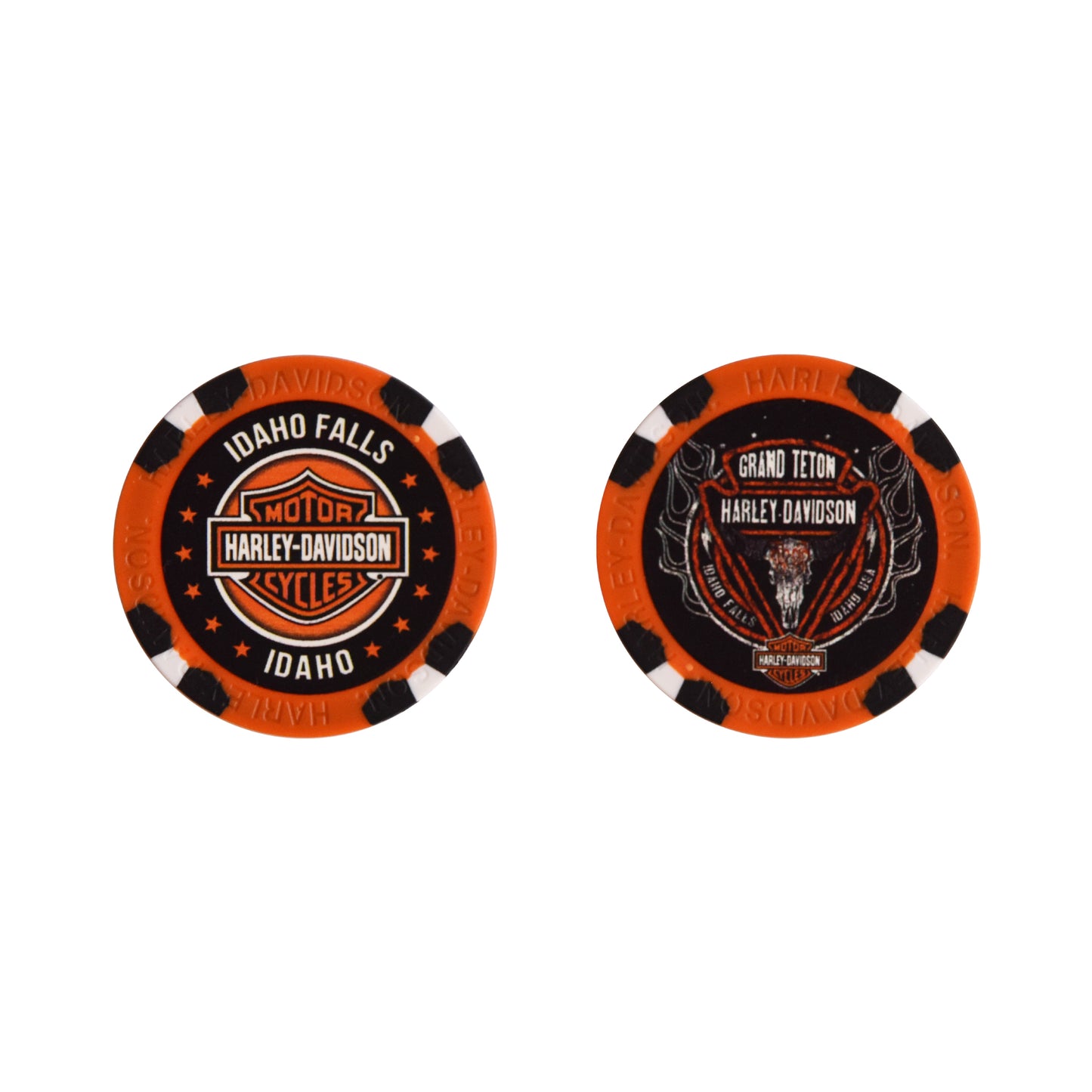 Grand Teton Harley-Davidson Poker Chips