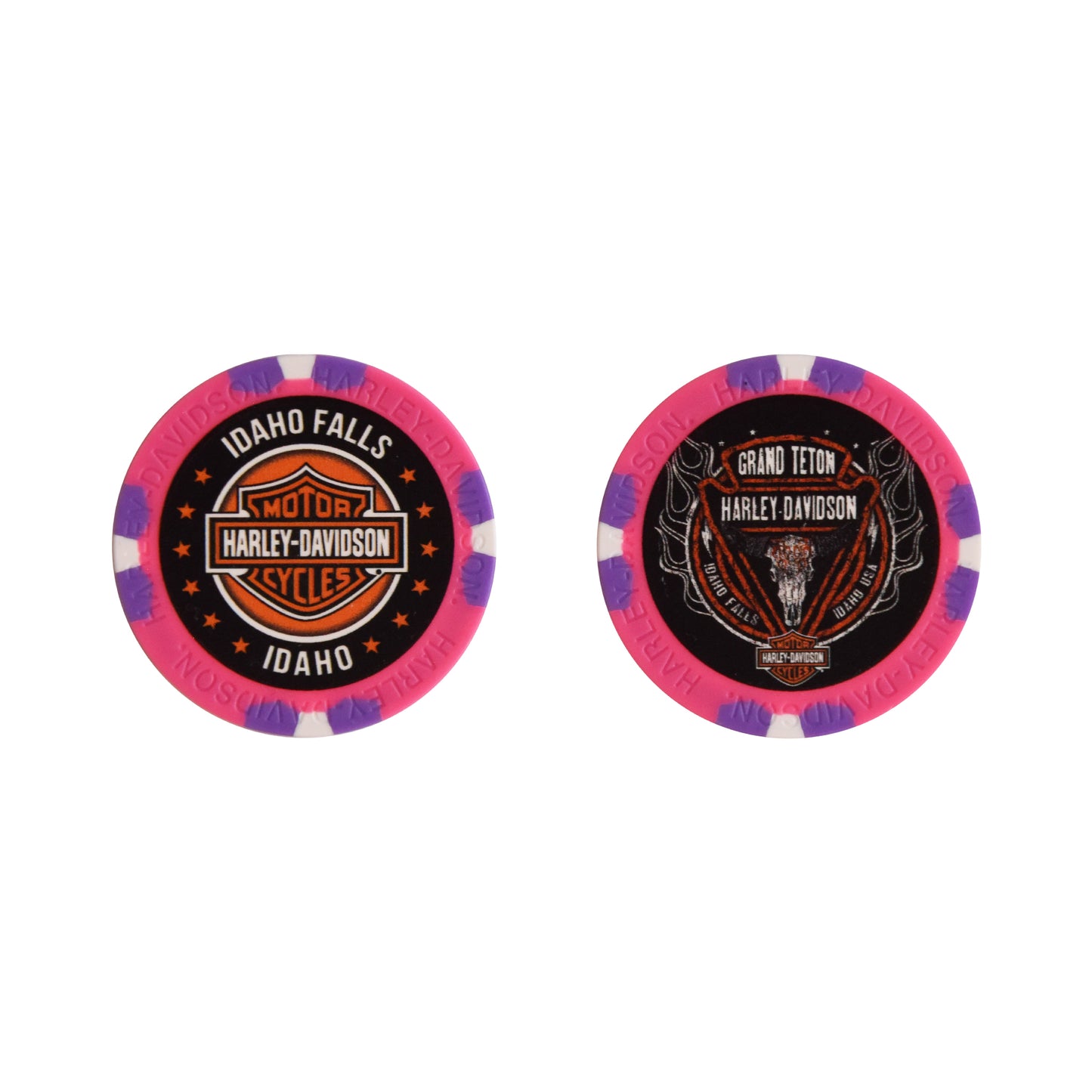 Grand Teton Harley-Davidson Poker Chips