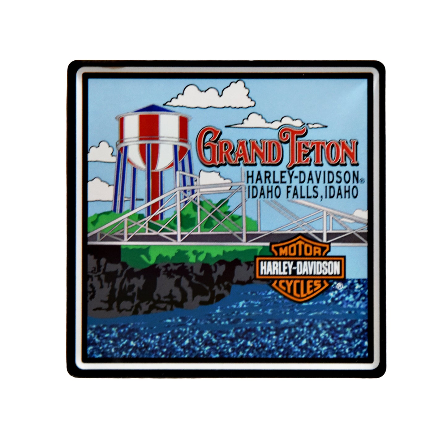 Grand Teton Harley-Davidson Magnet
