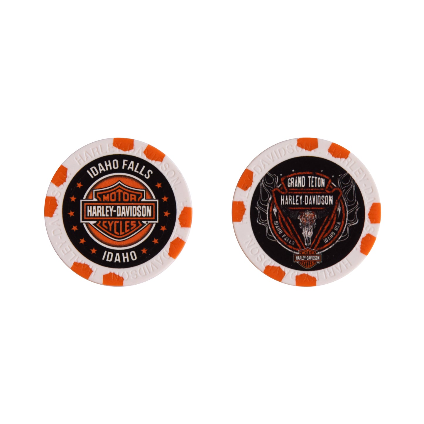 Grand Teton Harley-Davidson Poker Chips