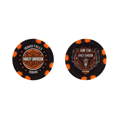 Grand Teton Harley-Davidson Poker Chips