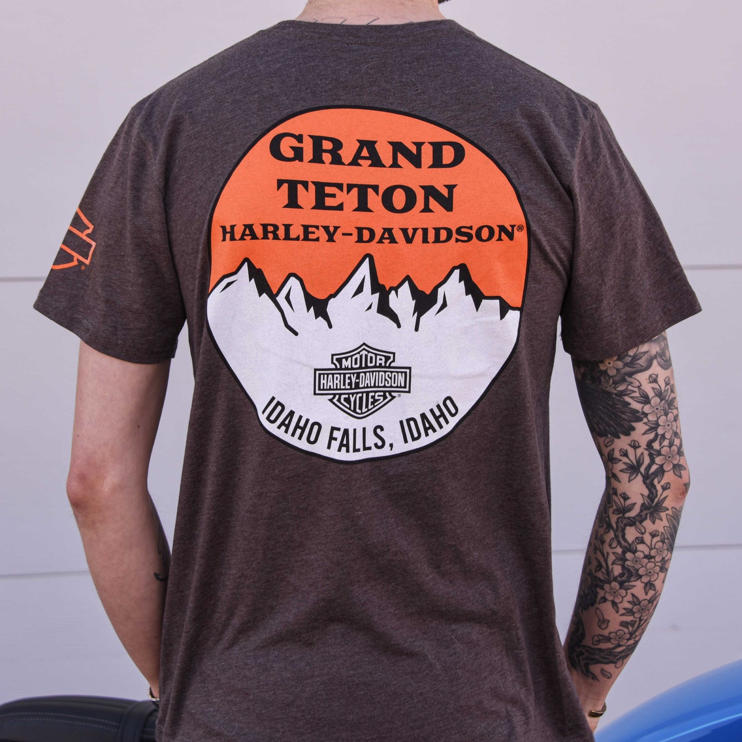 Grand Teton Harley-Davidson Amused T-Shirt w/ Logo Back