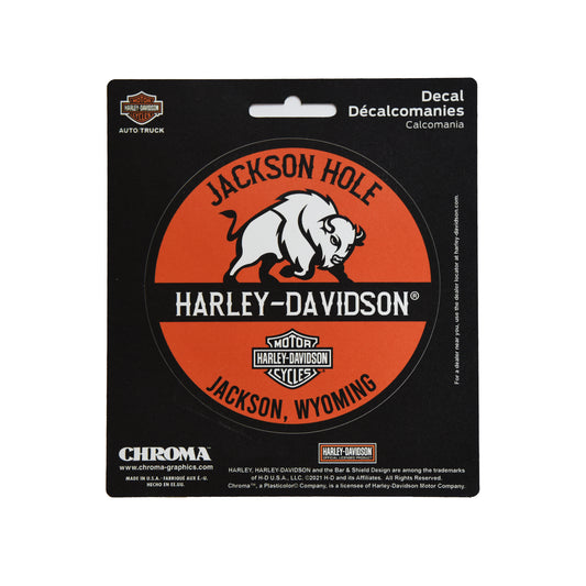Jackson Hole Harley-Davidson Logo Vehicle Decal