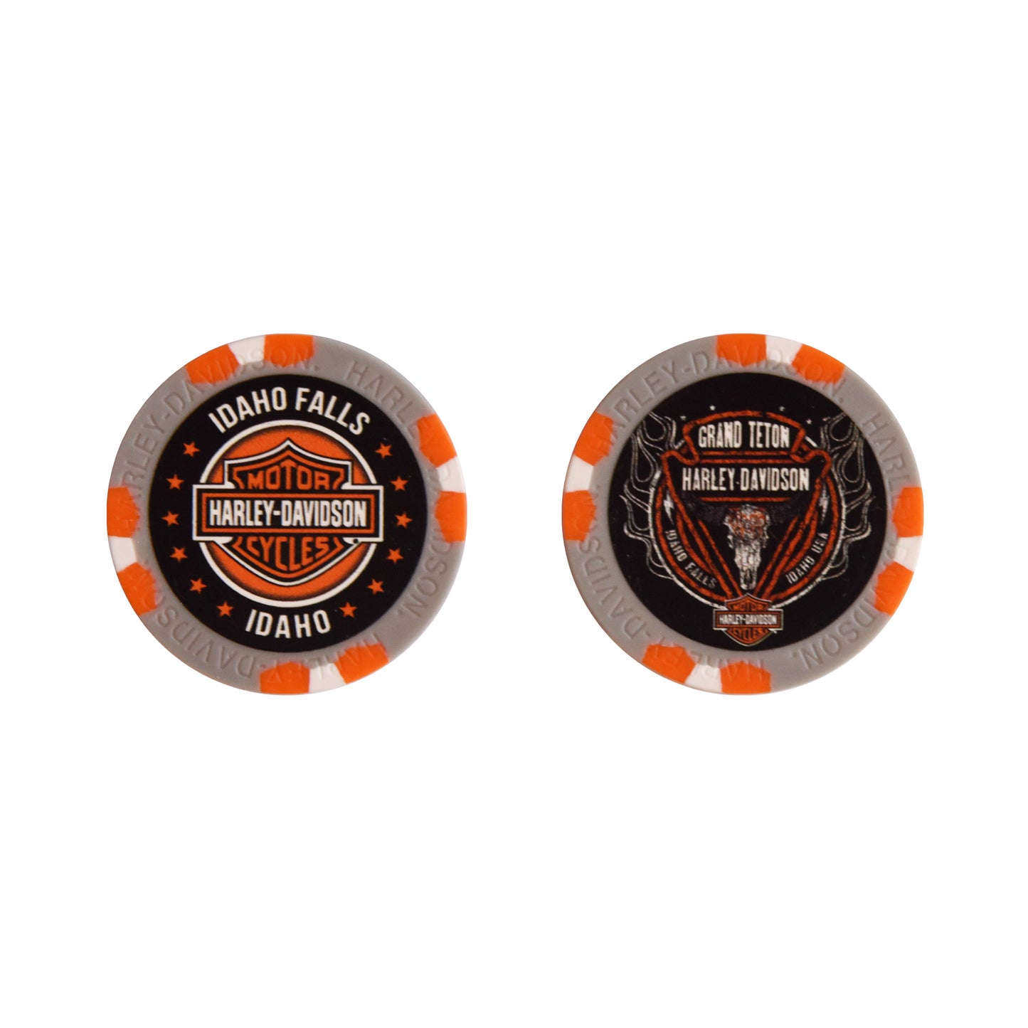 Grand Teton Harley-Davidson Poker Chips
