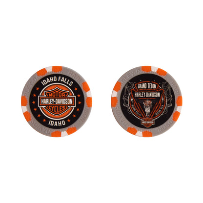 Grand Teton Harley-Davidson Poker Chips