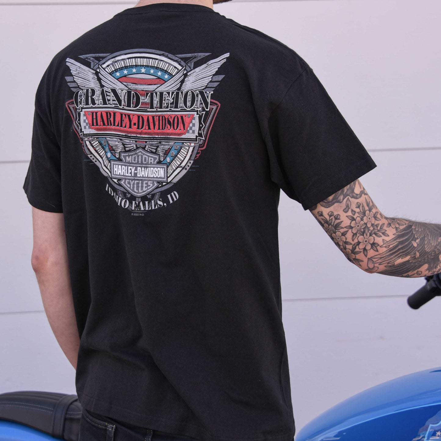 Grand Teton Harley-Davidson Catalyst T-Shirt w/ Wing Design Back – Shop ...